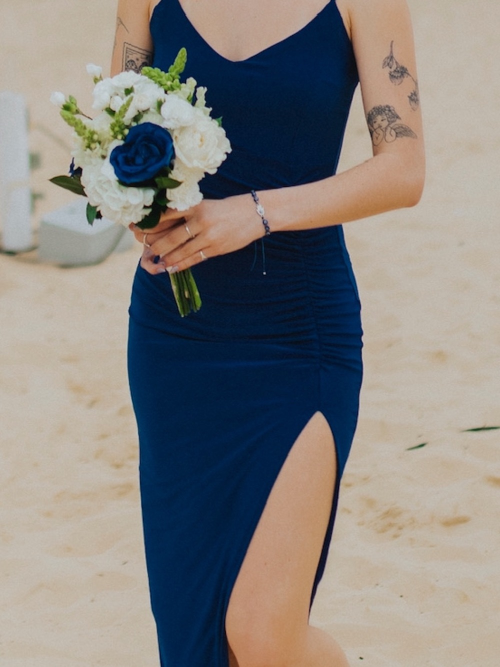 Blue Bridesmaid Dress